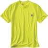 image:imageCarhartt Mens Force Relaxed Color Enhanced TShirtBrite Lime