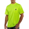 image:imageCarhartt Mens Force Relaxed Color Enhanced TShirtBrite Lime