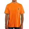 image:imageCarhartt Mens Force Relaxed Color Enhanced TShirtBrite Orange