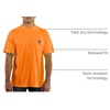image:imageCarhartt Mens Force Relaxed Color Enhanced TShirtBrite Orange