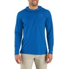 image:imageCarhartt Mens Force Sun Defender Lightweight LongSleeve Hooded Logo Graphic TShirtBeacon Blue