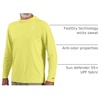 image:imageCarhartt Mens Force Sun Defender Lightweight LongSleeve Hooded Logo Graphic TShirtCitrus