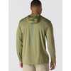 image:imageCarhartt Mens Force Sun Defender Lightweight LongSleeve Hooded Logo Graphic TShirtDark Bronzed Green Heather
