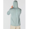 image:imageCarhartt Mens Force Sun Defender Lightweight LongSleeve Hooded Logo Graphic TShirtGreen Slate Heather