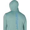 image:imageCarhartt Mens Force Sun Defender Lightweight LongSleeve Hooded Logo Graphic TShirtHarbor Teal Heather
