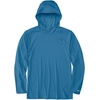 image:imageCarhartt Mens Force Sun Defender Lightweight LongSleeve Hooded Logo Graphic TShirtHorizon Blue Heather