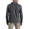 image:imageCarhartt Mens Force Sun Defender Lightweight LongSleeve Hooded Logo Graphic TShirtSteel