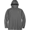 image:imageCarhartt Mens Force Sun Defender Lightweight LongSleeve Hooded Logo Graphic TShirtSteel