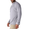 image:imageCarhartt Mens Force Sun Defender Lightweight LongSleeve Hooded Logo Graphic TShirtSteel Heather