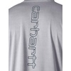 image:imageCarhartt Mens Force Sun Defender Lightweight LongSleeve Hooded Logo Graphic TShirtSteel Heather