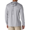 image:imageCarhartt Mens Force Sun Defender Lightweight LongSleeve Hooded Logo Graphic TShirtSteel Heather