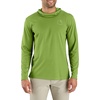 image:imageCarhartt Mens Force Sun Defender Lightweight LongSleeve Hooded Logo Graphic TShirtSwitchgrass
