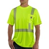 image:imageCarhartt Mens HV Force Relaxed Class 2 TShirtBrite Lime