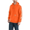 image:imageCarhartt Mens Iconic K288 Logo Sweatshirt CloseoutBright Orange