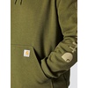 image:imageCarhartt Mens Iconic K288 Logo Sweatshirt CloseoutDark Bronzed Green Heather