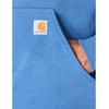 image:imageCarhartt Mens Iconic K288 Logo Sweatshirt CloseoutDark Tranquil Blue Heather