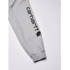 image:imageCarhartt Mens Iconic K288 Logo Sweatshirt CloseoutHeather GrayBlack