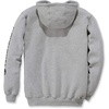 image:imageCarhartt Mens Iconic K288 Logo Sweatshirt CloseoutHeather GrayBlack