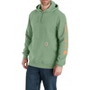 image:imageCarhartt Mens Iconic K288 Logo Sweatshirt CloseoutLoden Frost Heather