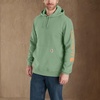 image:imageCarhartt Mens Iconic K288 Logo Sweatshirt CloseoutLoden Frost Heather