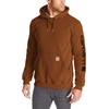 image:imageCarhartt Mens Iconic K288 Logo Sweatshirt CloseoutOiled Walnut Heather