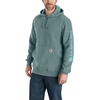 image:imageCarhartt Mens Iconic K288 Logo Sweatshirt CloseoutSea Pine Heather