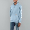 image:imageCarhartt Mens Iconic K288 Logo Sweatshirt CloseoutTourmaline Heather