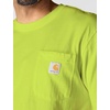 image:imageCarhartt Mens Iconic K87 Pocket TShirtBrite Lime