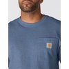image:imageCarhartt Mens Iconic K87 Pocket TShirtDark Tranquil Blue Heather