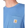 image:imageCarhartt Mens Iconic K87 Pocket TShirtDeep Workwear Blue Heather