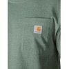 image:imageCarhartt Mens Iconic K87 Pocket TShirtGreen Slate Heather