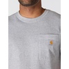 image:imageCarhartt Mens Iconic K87 Pocket TShirtHeather Grey