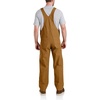 image:imageCarhartt Mens Iconic R01 Duck Bib OverallCarhartt Brown