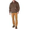 image:imageCarhartt Mens Paxton 14Zip SweatshirtDark Clove Heather