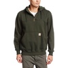 image:imageCarhartt Mens Paxton 14Zip SweatshirtDark Green