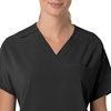 image:imageCarhartt Scrubs C13110 Womens Force CrossFlex Modern Fit Oversized VBlack