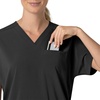 image:imageCarhartt Scrubs C13110 Womens Force CrossFlex Modern Fit Oversized VBlack