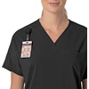 image:imageCarhartt Scrubs C13110 Womens Force CrossFlex Modern Fit Oversized VBlack