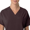 image:imageCarhartt Scrubs C13110 Womens Force CrossFlex Modern Fit Oversized VDark Sepia