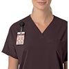 image:imageCarhartt Scrubs C13110 Womens Force CrossFlex Modern Fit Oversized VDark Sepia