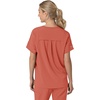 image:imageCarhartt Scrubs C13110 Womens Force CrossFlex Modern Fit Oversized VDusty Cedar