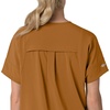 image:imageCarhartt Scrubs C13110 Womens Force CrossFlex Modern Fit Oversized VFox Brown