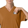 image:imageCarhartt Scrubs C13110 Womens Force CrossFlex Modern Fit Oversized VFox Brown