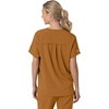 image:imageCarhartt Scrubs C13110 Womens Force CrossFlex Modern Fit Oversized VFox Brown