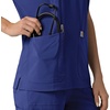 image:imageCarhartt Scrubs C13110 Womens Force CrossFlex Modern Fit Oversized VGalaxy Blue