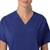 image:imageCarhartt Scrubs C13110 Womens Force CrossFlex Modern Fit Oversized VGalaxy Blue