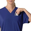 image:imageCarhartt Scrubs C13110 Womens Force CrossFlex Modern Fit Oversized VGalaxy Blue