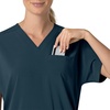 image:imageCarhartt Scrubs C13110 Womens Force CrossFlex Modern Fit Oversized VNavy