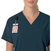 image:imageCarhartt Scrubs C13110 Womens Force CrossFlex Modern Fit Oversized VNavy