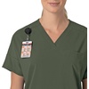 image:imageCarhartt Scrubs C13110 Womens Force CrossFlex Modern Fit Oversized VOlive